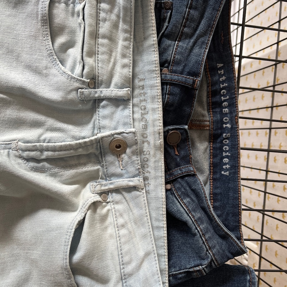 Articles of Society jeans- 2 pairs size 24/00